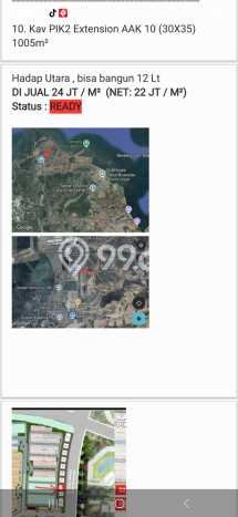 Kavling Tanah Dijual di Kosambi, Tangerang, Luas 1005m2 Area Strategis Kavling Tanah Dijual di Kosambi, Tangerang, Luas 1005m2 Area Strategis