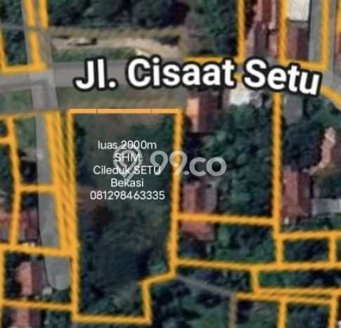 Dijual Tanah Lokasi Bekasi, Bekasi Seluas 2000m2 Dijual Tanah Lokasi Bekasi, Bekasi Seluas 2000m2