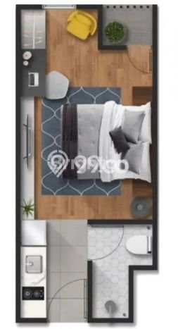 Untuk Dijual Apartemen 1 KT & 1 KM di Jakarta Selatan Lokasi Strategis Untuk Dijual Apartemen 1 KT & 1 KM di Jakarta Selatan Lokasi Strategis