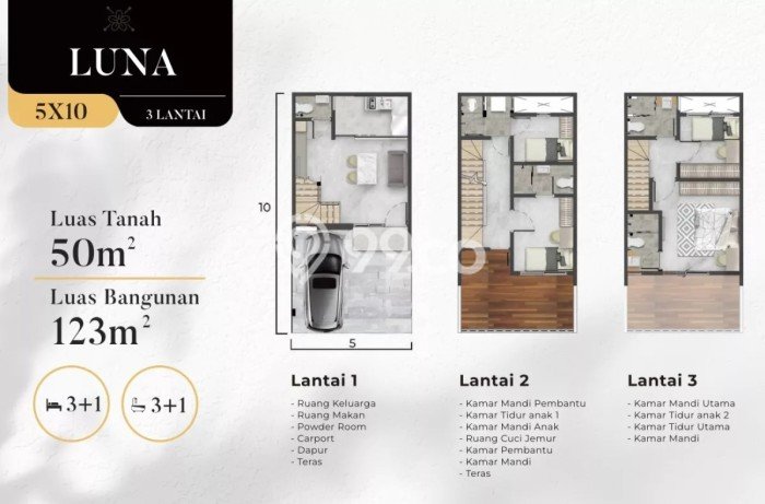Rumah Disewakan Jakarta Utara LT 50m2 LB 123m2 Kawasan Pantai Indah Kapuk 2 Rumah Disewakan Jakarta Utara LT 50m2 LB 123m2 Kawasan Pantai Indah Kapuk 2