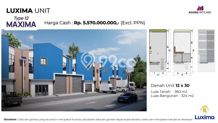 Dijual! Gudang di Tanggerang Banjar LT 360m2 / LB 360m2 Kawasan Strategis Dijual! Gudang di Tanggerang Banjar LT 360m2 / LB 360m2 Kawasan Strategis
