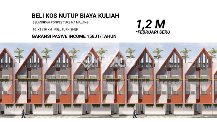 Dijual Hunian Rumah Terawat 10 KT di Tlogomas, Malang Dijual Hunian Rumah Terawat 10 KT di Tlogomas, Malang