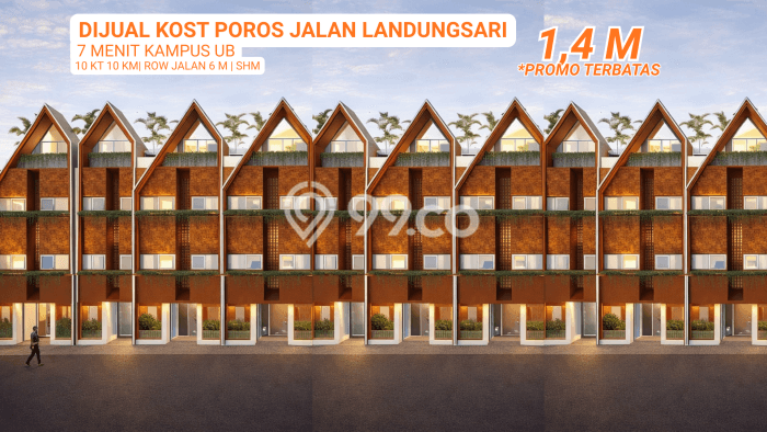 Rumah Kost Dijual di Dau, Malang, 10 KT, 10 KM, Bangunan 150m2 Rumah Kost Dijual di Dau, Malang, 10 KT, 10 KM, Bangunan 150m2