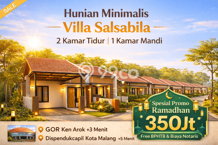 Hunian Strategis 2 KT LB 36m2 Kondisi Bagus di Buring Hunian Strategis 2 KT LB 36m2 Kondisi Bagus di Buring