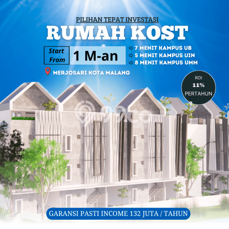 Rumah Minimalis 10 KT LT 75m2 di Merjosari Rumah Minimalis 10 KT LT 75m2 di Merjosari