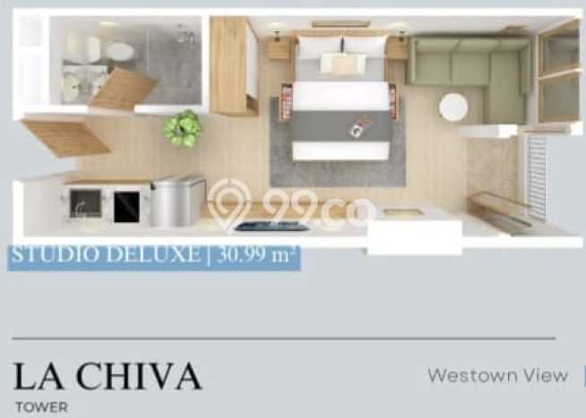 Tersedia Apartemen 1 KT & 1 KM di Wiyung, Surabaya Tersedia Apartemen 1 KT & 1 KM di Wiyung, Surabaya