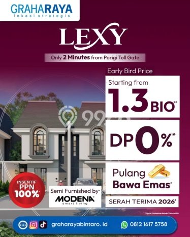 Rumah Strategis Modern Lb 52m2 di Serpong Utara, Tangerang Selatan Rumah Strategis Modern Lb 52m2 di Serpong Utara, Tangerang Selatan