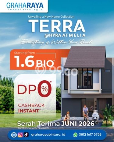 Rumah Minimalis 3 Kamar LT 72m2 di Graha Raya Rumah Minimalis 3 Kamar LT 72m2 di Graha Raya