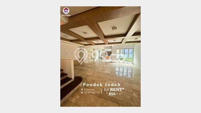 Sewa Rumah Strategis di Pondok Indah LT 412m2 / LB 450m2 Siap Huni Sewa Rumah Strategis di Pondok Indah LT 412m2 / LB 450m2 Siap Huni
