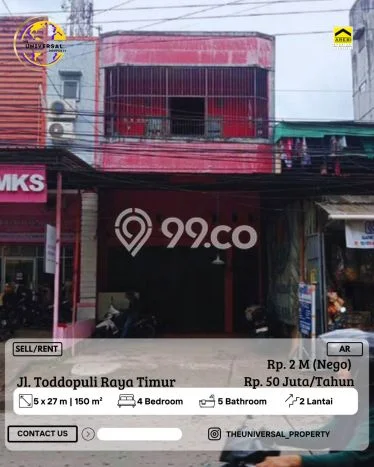 Ruko Dijual Lokasi Stratagis di Manggala Makassar Cocok untuk Investasi Ruko Dijual Lokasi Stratagis di Manggala Makassar Cocok untuk Investasi