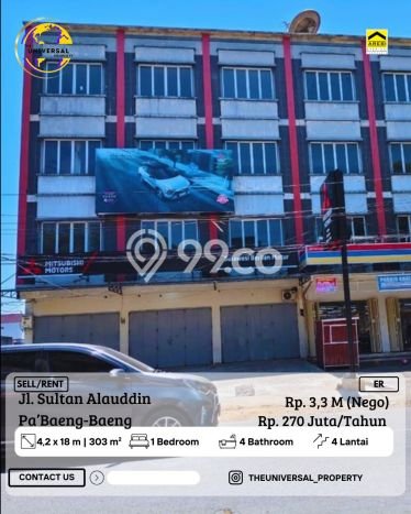 Ruko Bagus Dijual LB 304m2 Lokasi Strategis Makassar Area Cocok untuk Bisnis Ruko Bagus Dijual LB 304m2 Lokasi Strategis Makassar Area Cocok untuk Bisnis