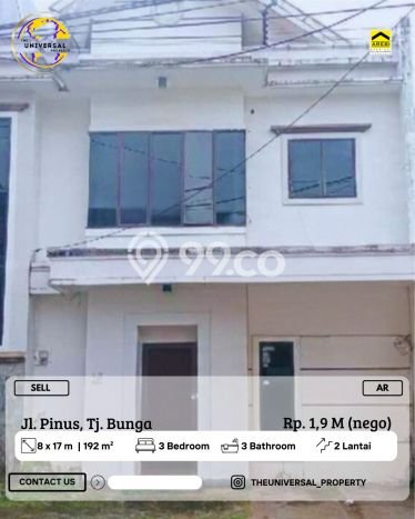 Hunian Nyaman Asri 3 KT Siap Pakai di Tanjung Merdeka Makassar Hunian Nyaman Asri 3 KT Siap Pakai di Tanjung Merdeka Makassar