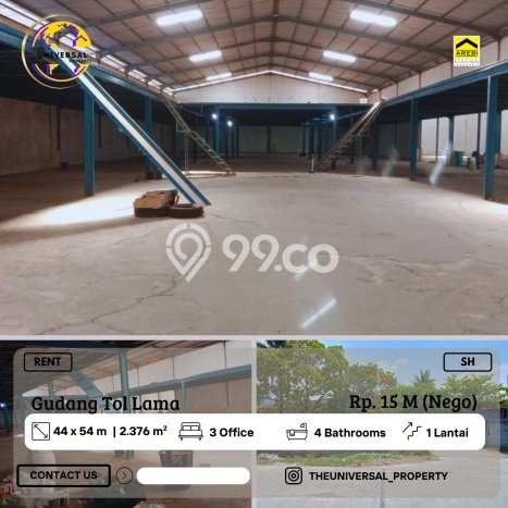 Lokasi Strategis! Dijual Gudang Bisnis di Tamalanrea, Makassar Kondisi Bagus Lokasi Strategis! Dijual Gudang Bisnis di Tamalanrea, Makassar Kondisi Bagus
