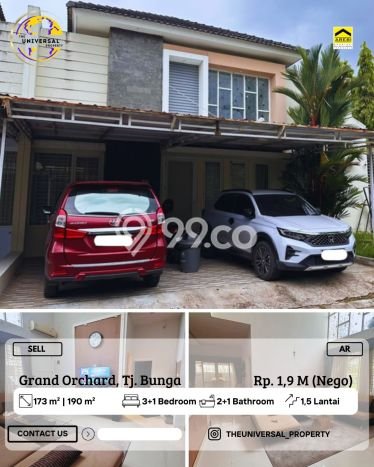 Rumah Minimalis 3 KT LT 173m2 di Tanjung Merdeka Rumah Minimalis 3 KT LT 173m2 di Tanjung Merdeka