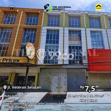 Ruko Kawasan Mamajang Dalam, Luas 608m², Area Komersial, Akses Mamajang Dalam, Makassar, Makassar Ruko Kawasan Mamajang Dalam, Luas 608m², Area Komersial, Akses Mamajang Dalam, Makassar, Makassar