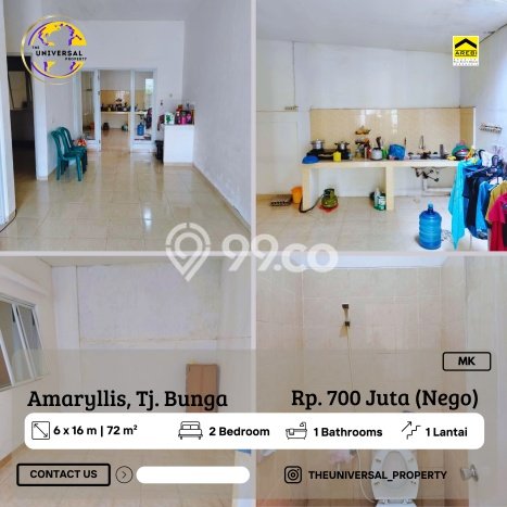 Rumah 2 KT 1 KM di Lokasi Strategis Tanjung Merdeka, Makassar Rumah 2 KT 1 KM di Lokasi Strategis Tanjung Merdeka, Makassar