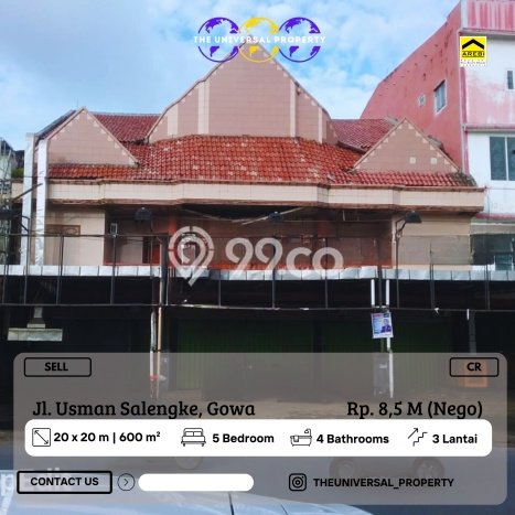 Ruko Dijual di Somba Opu Gowa dengan LB 600m2 Ruko Dijual di Somba Opu Gowa dengan LB 600m2