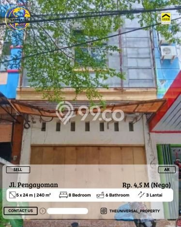 Untuk Dijual! Ruko di Panakukkang Makassar LT 120m2 / LB 240m2 Kawasan Strategis Untuk Dijual! Ruko di Panakukkang Makassar LT 120m2 / LB 240m2 Kawasan Strategis