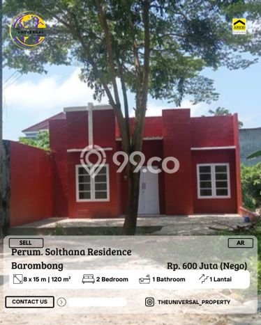 Rumah Modern 2 KT di Barombong Makassar Unfurnished Rumah Modern 2 KT di Barombong Makassar Unfurnished