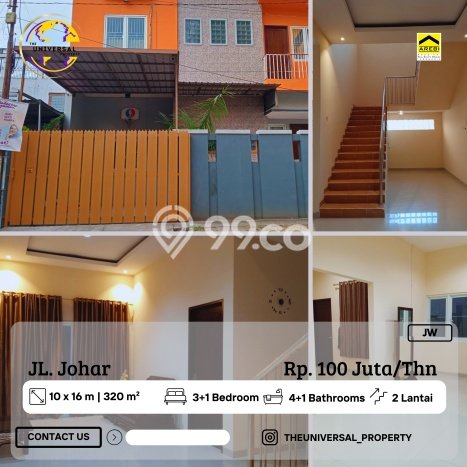 Rumah di Losari, Dekat Pusat Kota, 3 KT, LT 160m² LB 320m² Rumah di Losari, Dekat Pusat Kota, 3 KT, LT 160m² LB 320m²