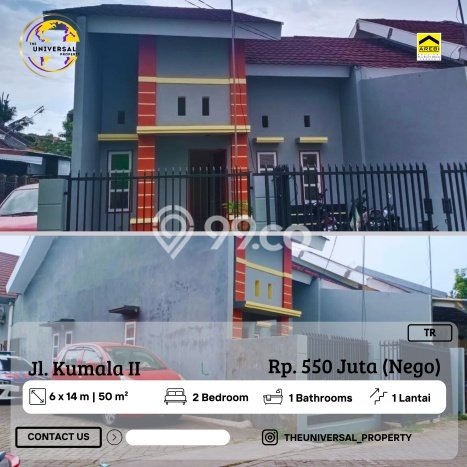 Rumah di Jongaya, Makassar, Luas 84m² LB 50m² Rumah di Jongaya, Makassar, Luas 84m² LB 50m²