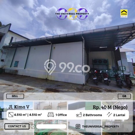 LOKASI PREMIUM! Gudang Kawasan Biring Kanaya, Luas 4520m², Mainroad, Kawasan Komersial LOKASI PREMIUM! Gudang Kawasan Biring Kanaya, Luas 4520m², Mainroad, Kawasan Komersial
