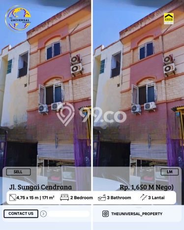 Ruko Dijual di Prime Area Makassar Luas 171m2 Ruko Dijual di Prime Area Makassar Luas 171m2