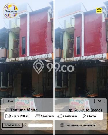 FOR SALE! Ruko di Mamajang Makassar, LT 48m2, LB 108m2 FOR SALE! Ruko di Mamajang Makassar, LT 48m2, LB 108m2