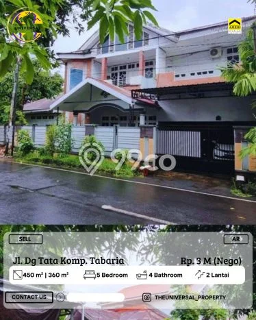 Rumah Mewah LB 360m2 Siap Huni Desain Elegan di Parang Tambung, Makassar Rumah Mewah LB 360m2 Siap Huni Desain Elegan di Parang Tambung, Makassar