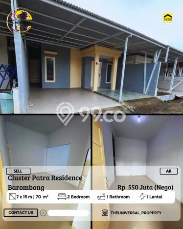 Jual Rumah Modern 2 KT di Barombong, Makassar Jual Rumah Modern 2 KT di Barombong, Makassar