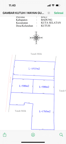 Tanah Kawasan , Luas 500m2m², Akses Jalan Utama, Area Prospektif Tanah Kawasan , Luas 500m2m², Akses Jalan Utama, Area Prospektif
