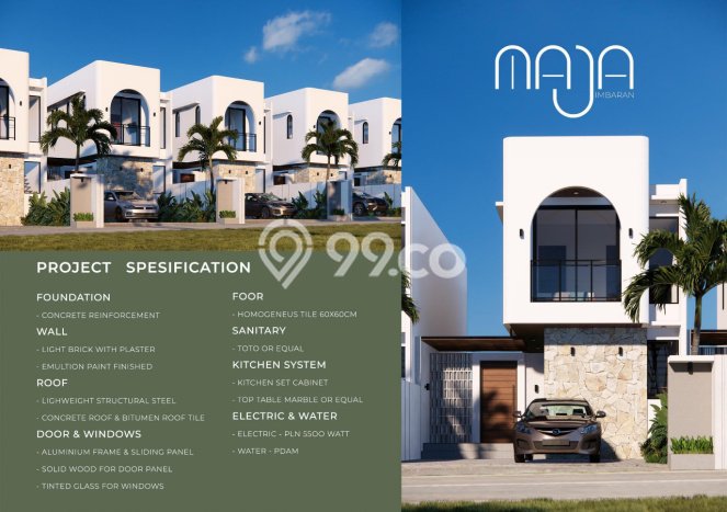 Dijual Rumah Modern 2 KT di Jimbaran, Badung Dijual Rumah Modern 2 KT di Jimbaran, Badung