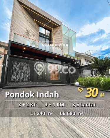Rumah Elit LB 680m2 Siap Huni Desain Elegan di Pondok Indah, Jakarta Selatan Rumah Elit LB 680m2 Siap Huni Desain Elegan di Pondok Indah, Jakarta Selatan