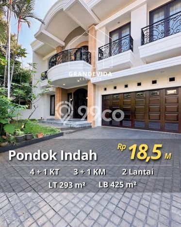 Hunian Elit LB 425m2 Siap Pakai Desain Elegan di Pondok Indah, Jakarta Selatan Hunian Elit LB 425m2 Siap Pakai Desain Elegan di Pondok Indah, Jakarta Selatan