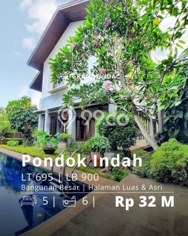 Rumah Elit LB 900m2 Siap Huni Desain Elegan di Pondok Indah, Jakarta Selatan Rumah Elit LB 900m2 Siap Huni Desain Elegan di Pondok Indah, Jakarta Selatan