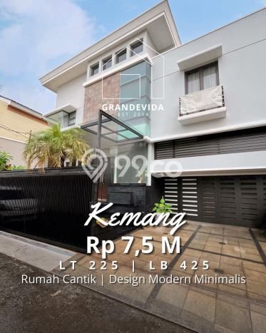 Rumah Elit Modern Tanpa Renovasi di Kemang Jakarta Selatan Rumah Elit Modern Tanpa Renovasi di Kemang Jakarta Selatan