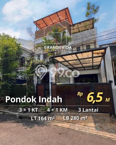Hunian Elit LB 280m2 Siap Huni Desain Elegan di Pondok Indah, Jakarta Selatan Hunian Elit LB 280m2 Siap Huni Desain Elegan di Pondok Indah, Jakarta Selatan
