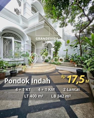 Rumah Elit LB 342m2 Siap Pakai Desain Elegan di Pondok Indah, Jakarta Selatan Rumah Elit LB 342m2 Siap Pakai Desain Elegan di Pondok Indah, Jakarta Selatan