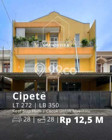 Rumah Kost untuk Dijual di Cipete Punya 28 Kamar Rumah Kost untuk Dijual di Cipete Punya 28 Kamar