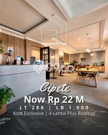 Dijual Rumah Kost di Cipete, Jakarta Selatan, 24 KT, 24 KM, Bangunan 1000m2 Dijual Rumah Kost di Cipete, Jakarta Selatan, 24 KT, 24 KM, Bangunan 1000m2
