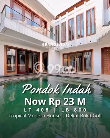Rumah Elit Modern Tanpa Renovasi di Pondok Indah Jakarta Selatan Rumah Elit Modern Tanpa Renovasi di Pondok Indah Jakarta Selatan