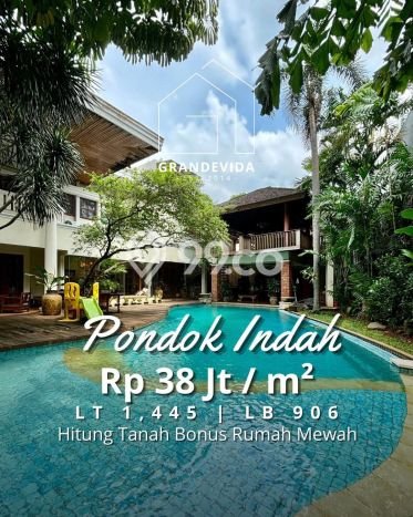 Hunian Mewah LB 906m2 Siap Huni Desain Elegan di Pondok Indah, Jakarta Selatan Hunian Mewah LB 906m2 Siap Huni Desain Elegan di Pondok Indah, Jakarta Selatan