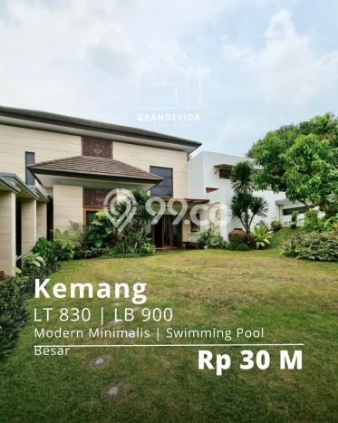 For Sale! Luxury House LT 830m2 Desain Modern di Kemang For Sale! Luxury House LT 830m2 Desain Modern di Kemang