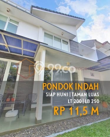 For Sale! Luxury House LT 242m2 Desain Elegan di Pondok Indah For Sale! Luxury House LT 242m2 Desain Elegan di Pondok Indah