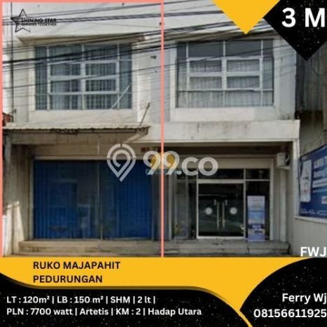 Ruko Dijual Lokasi Emas di Pedurungan Luas 150m2 Ruko Dijual Lokasi Emas di Pedurungan Luas 150m2
