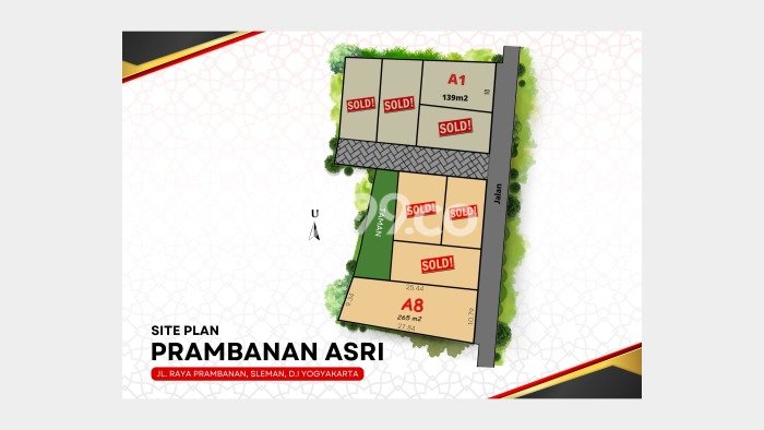 Kavling Tanah Dijual di Kalasan Sleman Spesifikasi 139m2 Kavling Tanah Dijual di Kalasan Sleman Spesifikasi 139m2