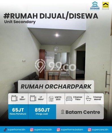 HUNIAN PREMIUM! Rumah di , 2 KT, Area Berkembang, Luas 96m2m² Bangunan 55m2m² HUNIAN PREMIUM! Rumah di , 2 KT, Area Berkembang, Luas 96m2m² Bangunan 55m2m²