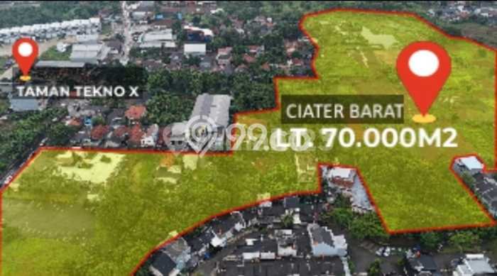 LOKASI STRATEGIS! Tanah di Ciater, Luas 70000m², Area Asri, Cocok untuk Investasi LOKASI STRATEGIS! Tanah di Ciater, Luas 70000m², Area Asri, Cocok untuk Investasi