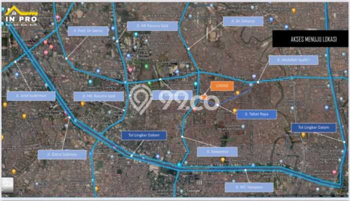 Kavling Tanah Dijual di Tebet, Jakarta Selatan, Luas 9962m2 Area Strategis Kavling Tanah Dijual di Tebet, Jakarta Selatan, Luas 9962m2 Area Strategis