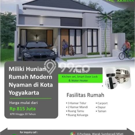HUNIAN BERKELAS! Rumah Premium Mlati, Sleman, LT 115m2m² LB 75m2m² HUNIAN BERKELAS! Rumah Premium Mlati, Sleman, LT 115m2m² LB 75m2m²